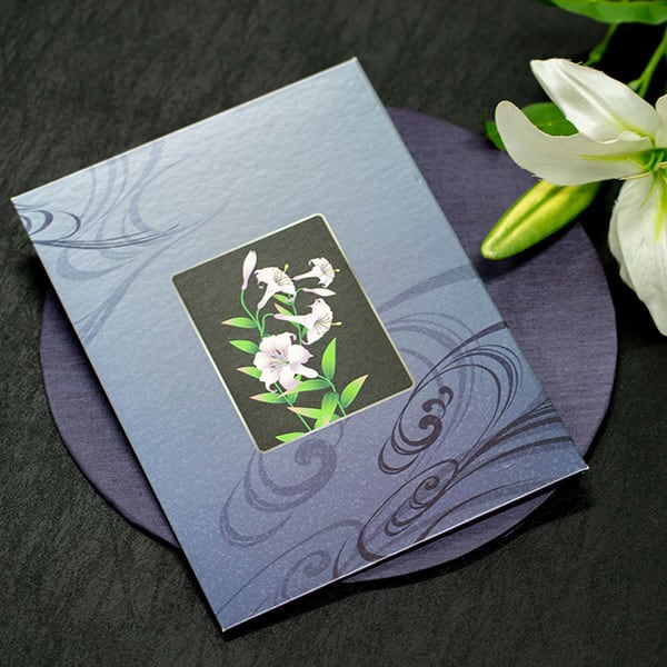 お悔やみ電報 白百合