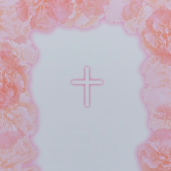 お悔やみ電報 クロス／祈り