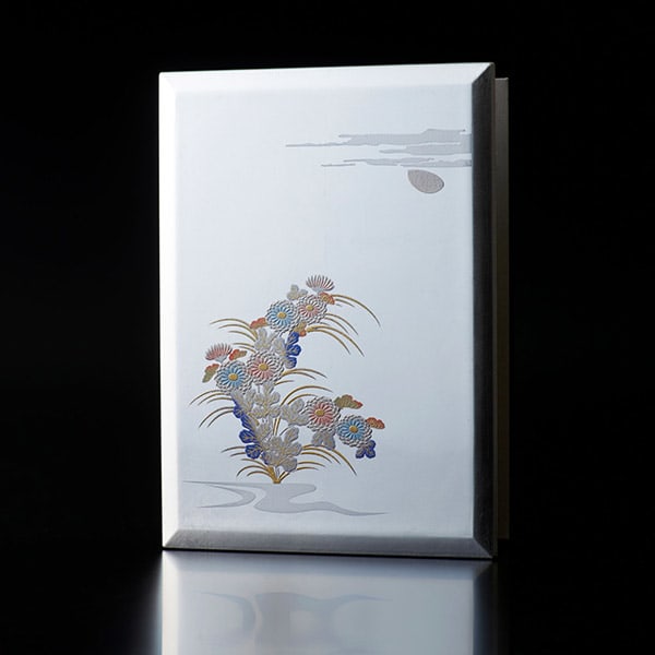 高級御悔やみ電報 銀箔