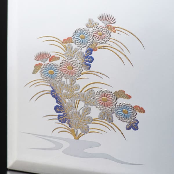 高級御悔やみ電報 銀箔