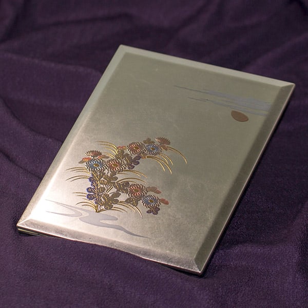 高級御悔やみ電報 銀箔