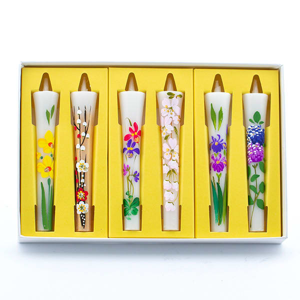 お悔やみ電報 蓮 花の絵入りろうそくのお供え Aセット