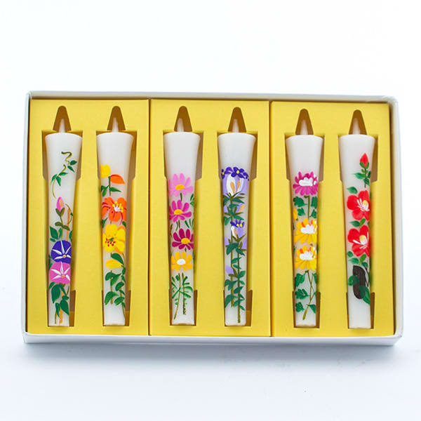 お悔やみ電報 蓮 花の絵入りろうそくのお供え Bセット