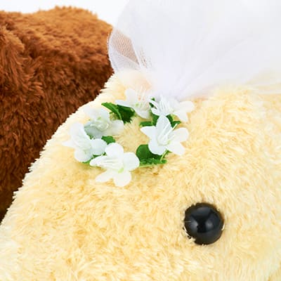 カピバラさん＆ホワイトさんWEDDINGぬいぐるみ電報＆カピバラさん電報 わんさか