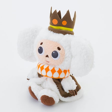 もこもこ白いチェブラーシカ チェス・クイーンとハッピーボックス