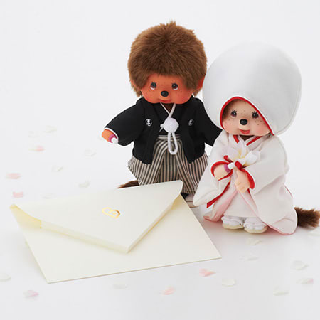 モンチッチ 和装ウェディングぬいぐるみ