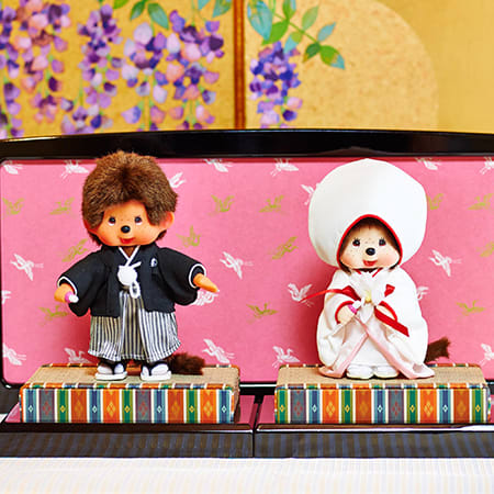 モンチッチ 和装ウェディングぬいぐるみ