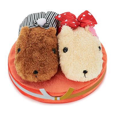 カピバラさん＆ホワイトさん 和装WEDDINGぬいぐるみ