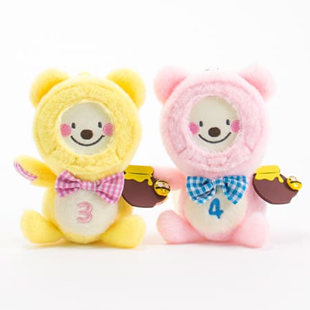 顔の部分がフレームになっていて、お好きな写真を入れられます