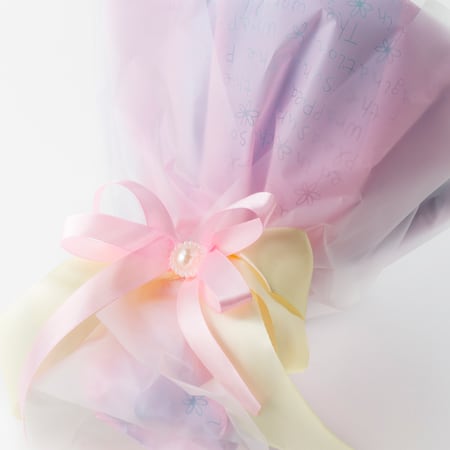 ミニサイズのくまのカラフルなブーケ