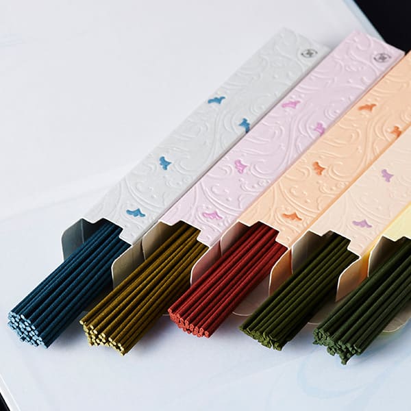 お悔やみ電報 そよかぜ 京線香「こころか」５種セット