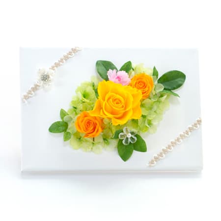 アートキャンバス オレンジイエロー