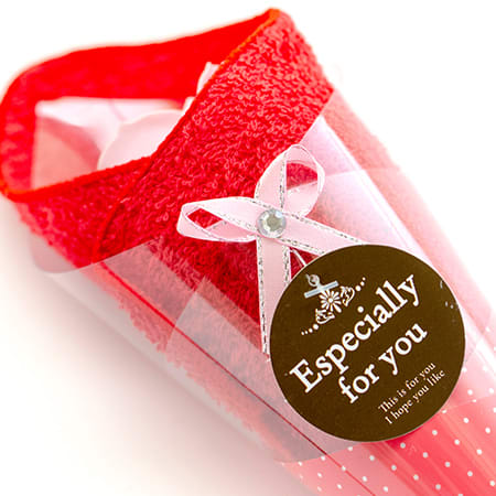 ハンカチブーケ（スウィートピンク）