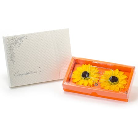 まるで本物のひまわりみたいです