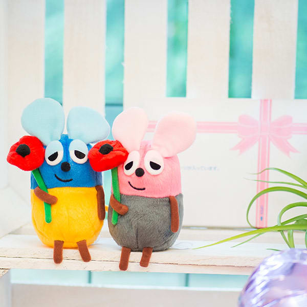 いろいろフレデリックぬいぐるみ（ブルー＆ピンク）