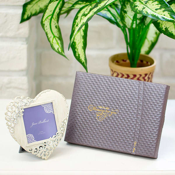 アンティークハートフォトフレーム