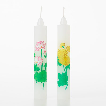 絵ろうそくと京線香「京にしき」