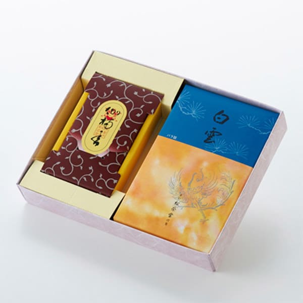 お焼香とお線香「白雲・伽楠香」セット