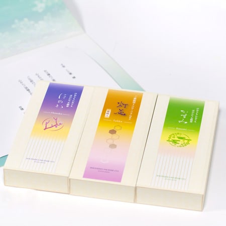 お線香「かすみ・ほのか・灯花 蜜蝋入り」