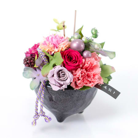 〈HANARI〉かんざし小鉢 レッド