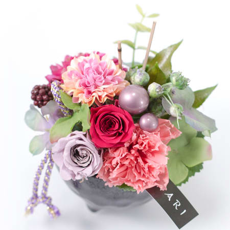 〈HANARI〉かんざし小鉢 レッド