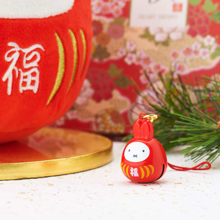 ミッフィー 福だるま根付け鈴