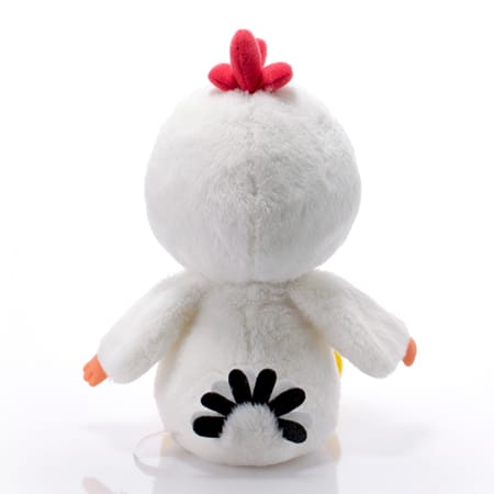 ニワトリさんに扮したモンチッチです。