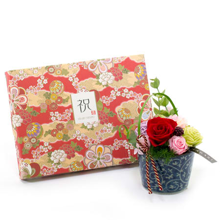 〈HANARI〉モダンそばちょこ レッド