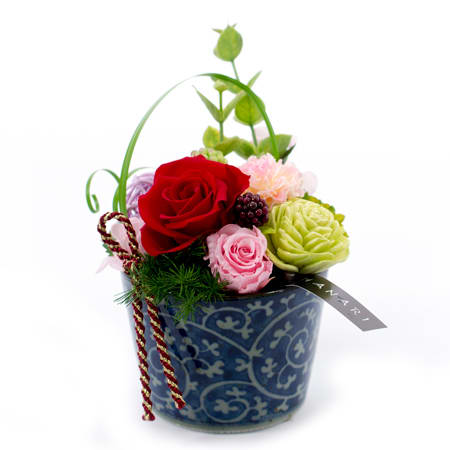 〈HANARI〉モダンそばちょこ レッド