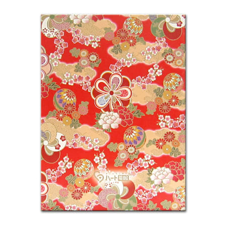 和風電報 花手鞠 茜