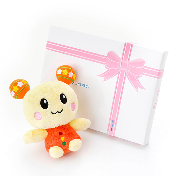 うーたんです。 うーたん 手のひらサイズぬいぐるみ＋ドキドキHAPPYBOX電報 | 電報なら