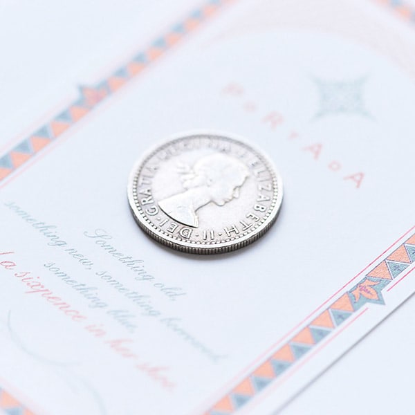 オレンジのリボンつきのカードタイプパッケージ