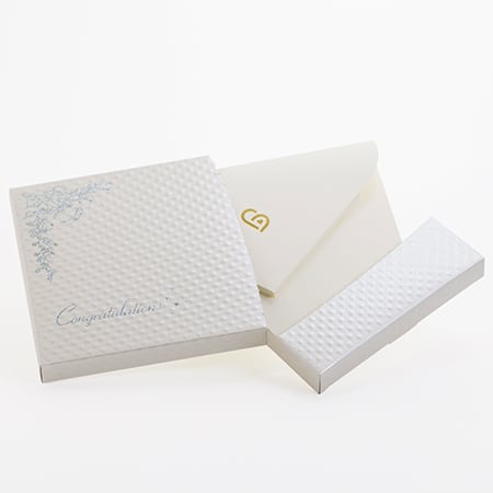 キラキラHAPPYBOX電報 プレシャスホワイト