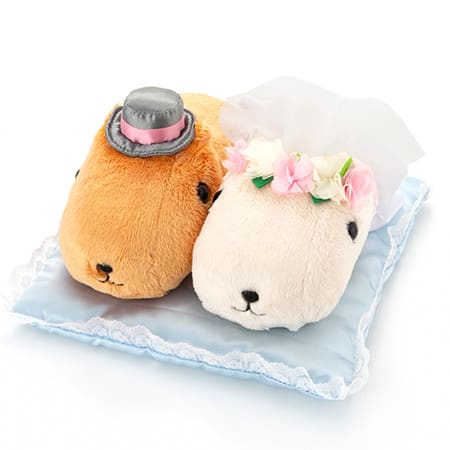 カピバラさん＆ホワイトさん ハッピ～WEDDINGぬいぐるみ
