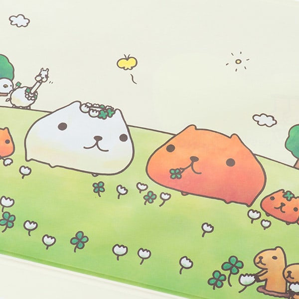 カピバラさん電報 クローバー 写真たてタイプ