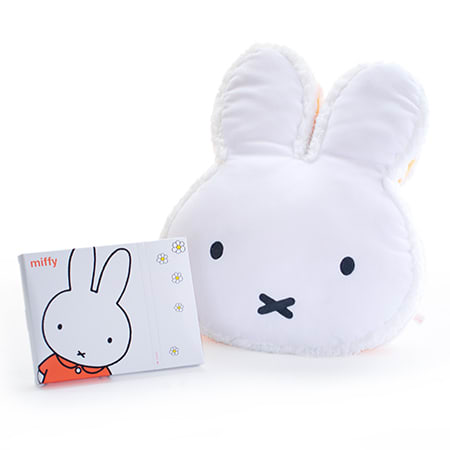 ミッフィー マカロンクッション ホワイト