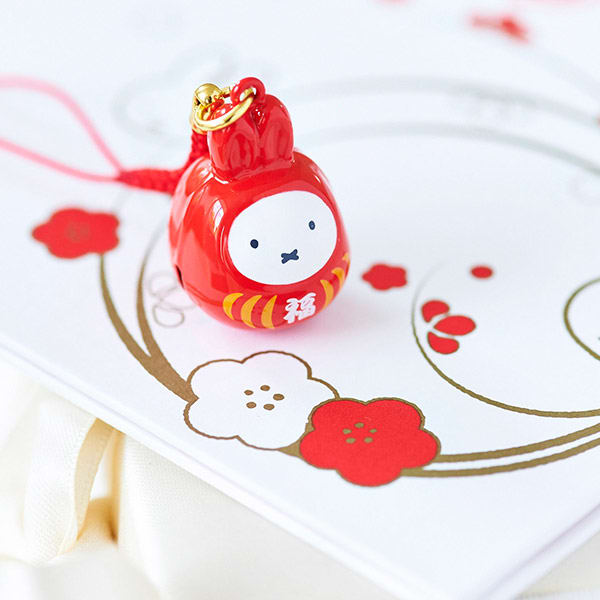 ミッフィー 福だるま根付け鈴