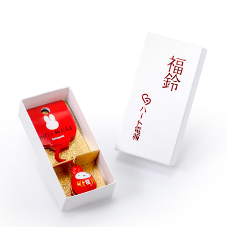 ミッフィー 福だるま根付け鈴