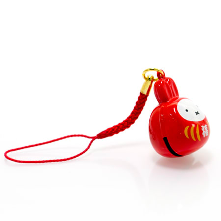 ミッフィー 福だるま根付け鈴