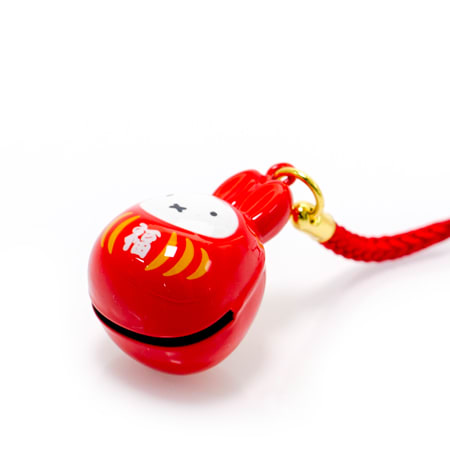 ミッフィー 福だるま根付け鈴