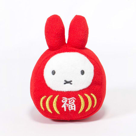 ミッフィー 福だるま紅白セット