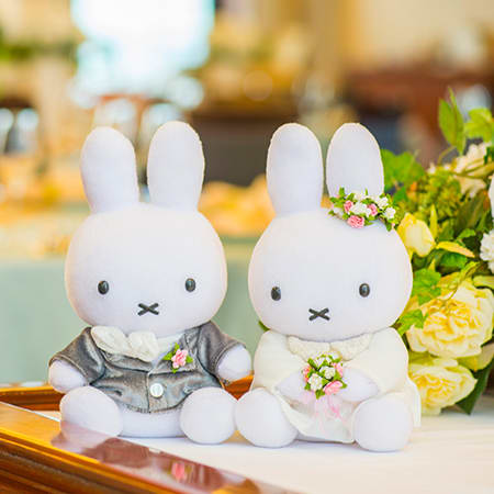 ミッフィー ウェディングぬいぐるみ