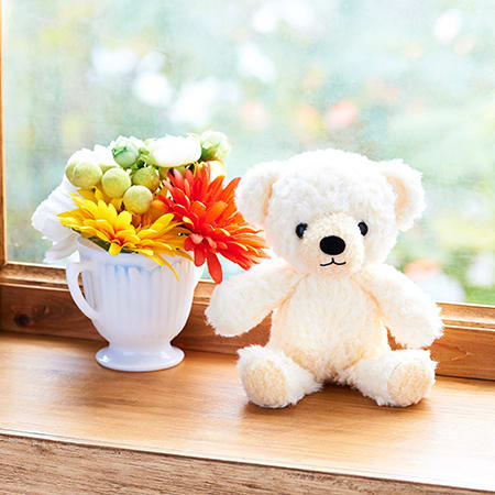 【日本製】クマのフカフカ(S)クリーム