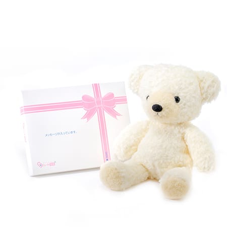 【日本製】クマのフカフカ(M)クリーム