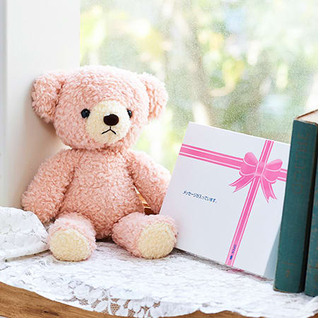 【日本製】クマのフカフカ(M)ローズ