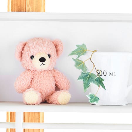 【日本製】クマのフカフカ(S)ローズ