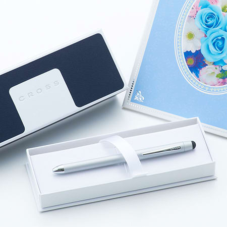 クロス〈テックスリープラス〉複合ペン  サテンクローム