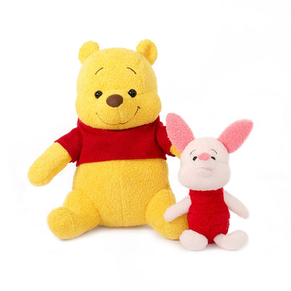 Winnie the Poohプーさん＆ピグレットぬいぐるみ