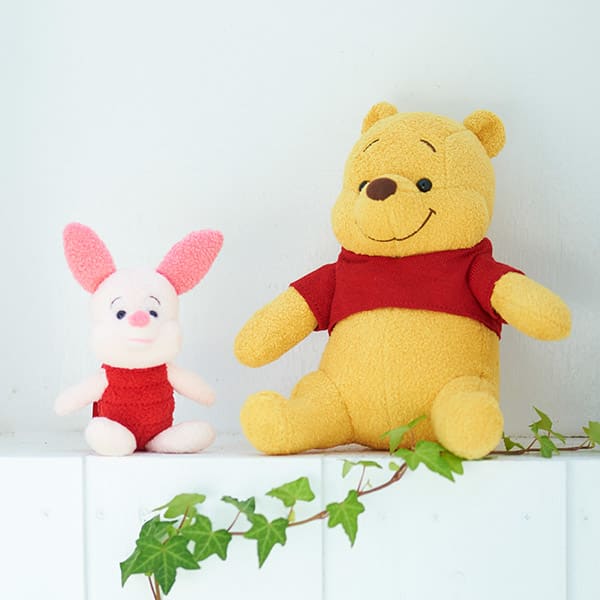 Winnie the Poohプーさん＆ピグレットぬいぐるみ