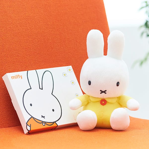 ミッフィー ぬいぐるみ(イエロー)+ミッフィー HAPPYBOX電報